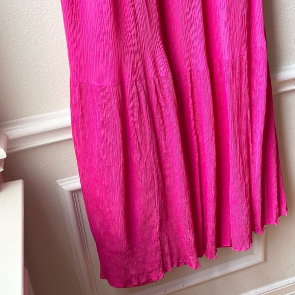 NWT Marie Oliver Rosa Pink Tie Back Whinslet Maxi Dress Sz 14 - Picture 10 of 14